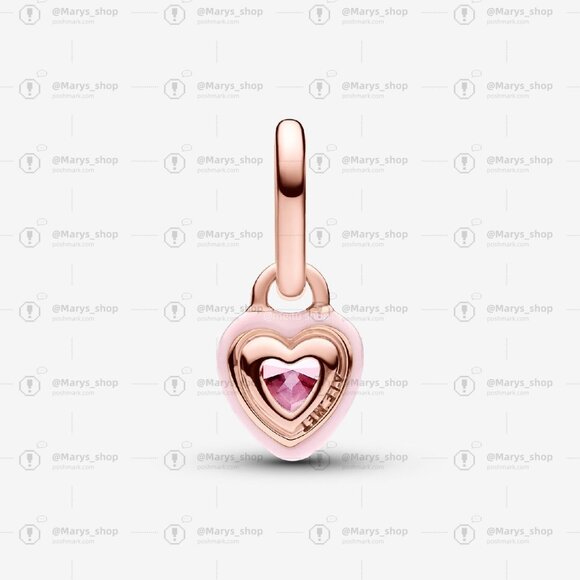 Pandora Pandora ME Pink Chakra Heart Mini Dangle Charm - Picture 2 of 4